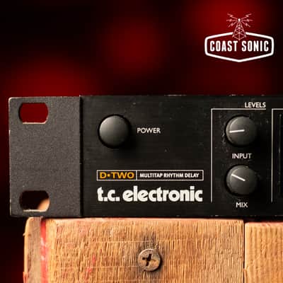 TC Electronic D-TWO ディレイ ラックエフェクター 動作品 ジャンク品】tc electronic D-TWO D-2 マルチタップ リズム ディレイ