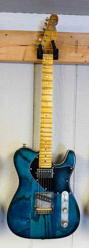 Warmoth Telecaster “ Latellacaster” 2026 - Teal nitro image 1