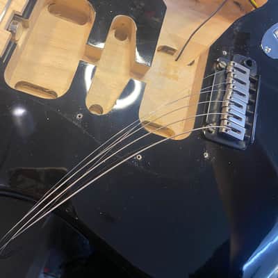 Partscaster Strat style - Black image 4