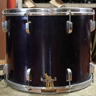 1960s Leedy 12x15 Marching Snare Drum in Blue Sparkle image 3