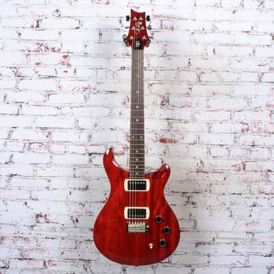 PRS - Paul Reed Smith SE DGT Standard Moons - Electric Guitar - Vintage Cherry - w/ Gigbag image 2