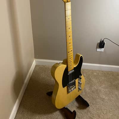 Warmoth - Licensed Fender Telecaster - 2020 - Butterscotch Blonde with Seymour Duncan Broadcaster Pickups image 4