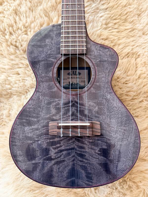 Kala Metropolitan Deluxe Mango Tenor Ukulele - Black Night 2026 - Gloss image 1