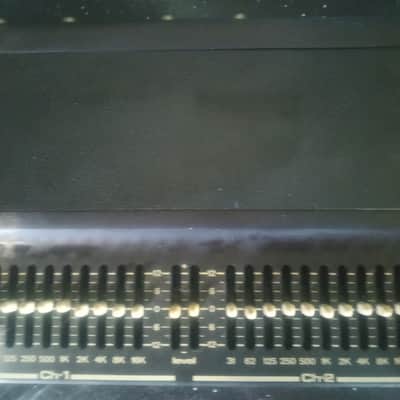 MXR Stereo Graphic Equalizer Model 114 1980's - Black with Wood panels image 2