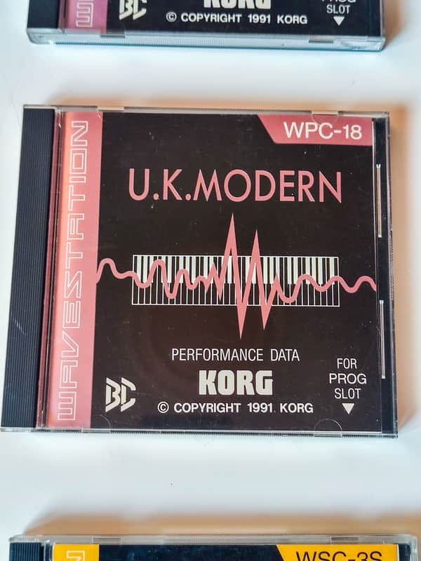 WPC-18 U.K. Modern - Performance Data Card for Korg Wavestation Bild 1