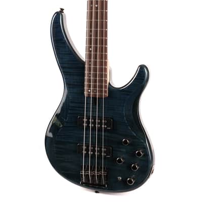 Yamaha TRBX604FM Electric Bass Indigo Blue Used image 5