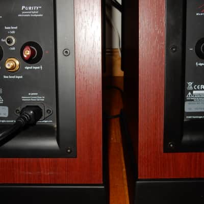 Magical! Martin Logan Purity Powered 200w Hybrid Streaming ESL Towers w/book image 7