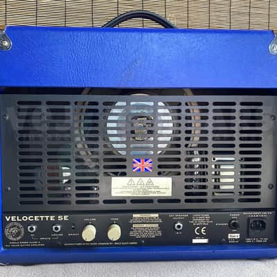 Trace Elliot VELOCETTE BOUTIQUE CUSTOM VALVE COMBO (GIBSON GOLDTONE)  *RARE BLUE TOLEX* image 2