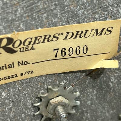 Rogers 16" deep X 18" head Fullerton Floor Tom (314-10304) 60's - Maple Cortex image 15