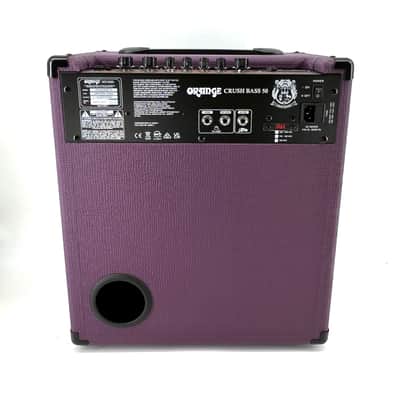 Orange Crush Bass 50 Glenn Hughes Limited Edition 50-Watt 1x12" Bass Combo Amplifier 2021 - Purple image 7