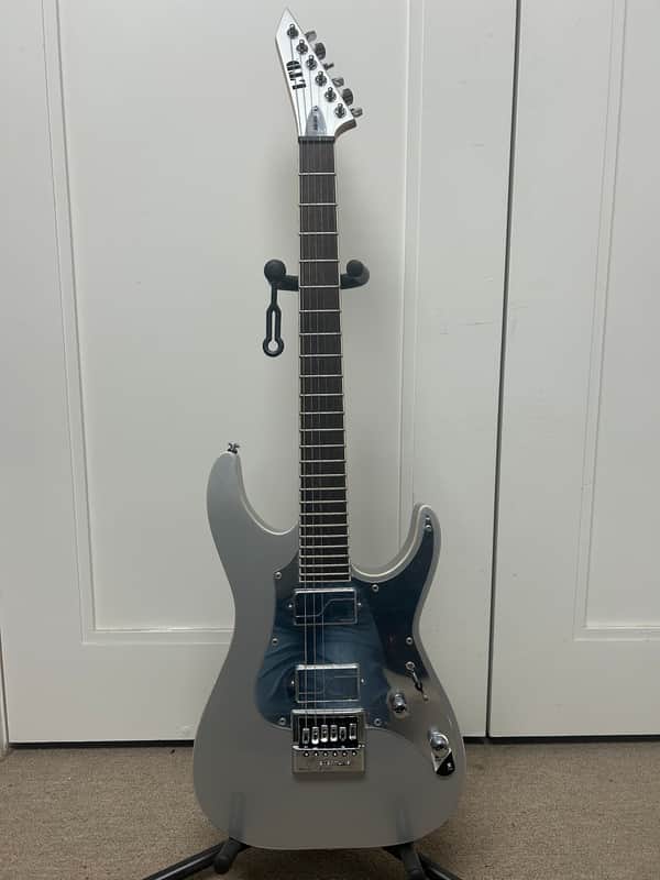 ESP LTD KS M-6 Evertune Ken Susi Signature Electric Guitar - Metallic Silver image 1