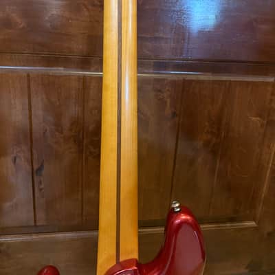 Fender American Ultra II Jazz Bass V Sinister Red image 7