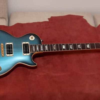 1973 Gibson Les Paul Deluxe Blue image 3