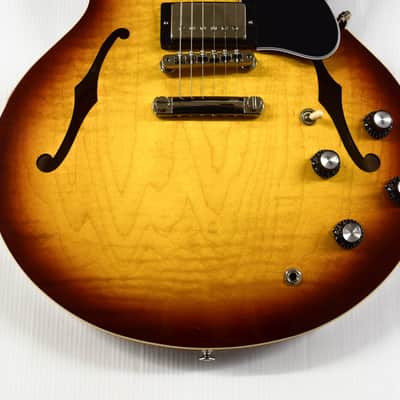 Gibson ES-335 Block - Figured Iced Tea image 3