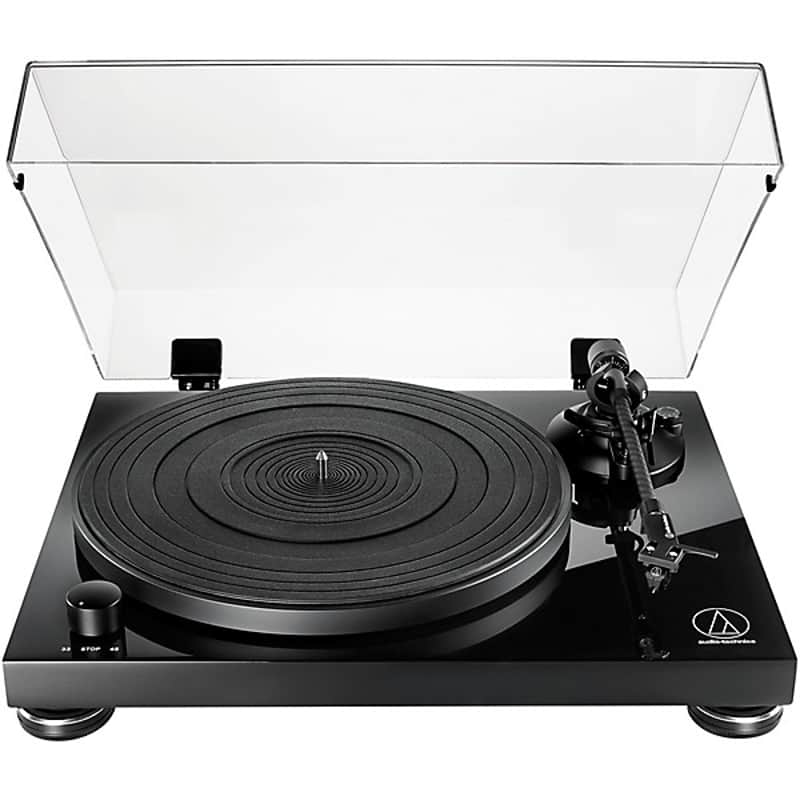 Audio-Technica AT-LPW50PB Fully Manual Belt-Drive Turntable 2024 - Black image 1