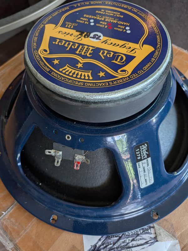 Weber Legacy Series 12" 65 Watts 8 ohms Speaker Scumback image 1