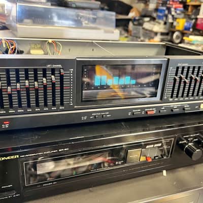 SANSUI SE-800 10 Band Stereo Graphic Equalizer spectrum analyzer Vintage tested image 3