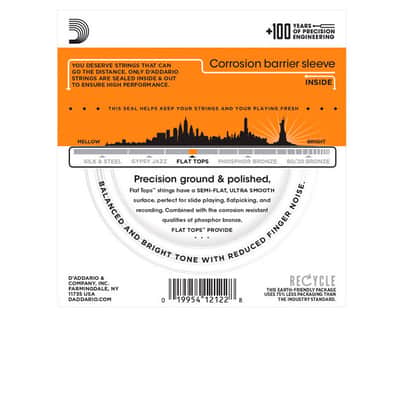 EFT16 Flat Tops Light 12-53 D'Addario image 2