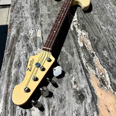 RARE Japanese Import Atelier Z Baby Z PJ4 - Custom Shop Mustang Bass - White image 11