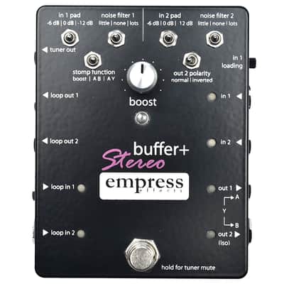 Empress Buffer Plus Stereo Bundle w/ Truetone 1 Spot Space Saving 9v Adapter image 2