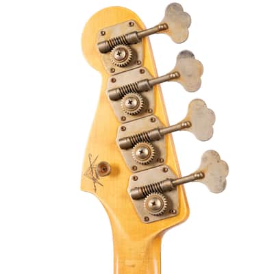 Fender Custom Shop 1966 Precision Bass Journeyman Faded Bleached 3-Color Sunburst w/OHSC (634) USED *MINT* image 5