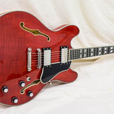 Eastman T486 Semi Hollow Thinline - Red (s/n: 2349) image 4