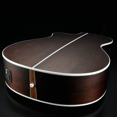 Walden G803CE Natura All-Solid Sitka/Ovangkol Grand Auditorium Acoustic Cutaway-Electric Satin Natural w/Gigbag image 4