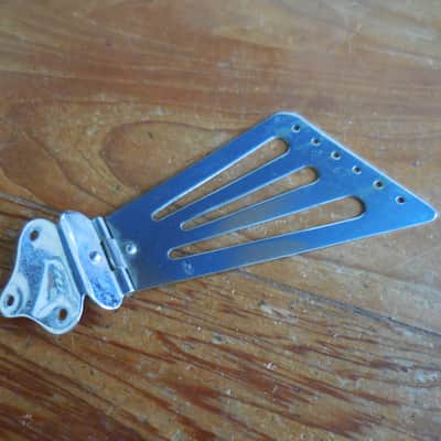 Teisco Guitar 1960's - Unusual Fancy chrome Tailpiece image 1