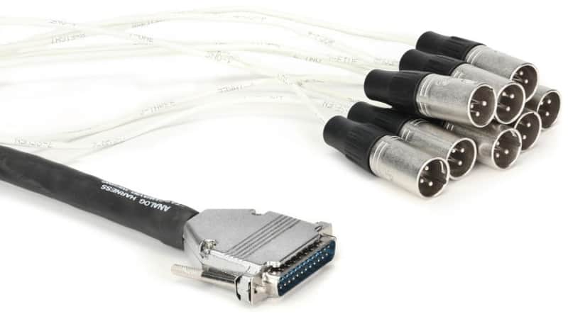 Immagine Pro Co DA88XM-10 8-channel DB25 to XLR Male Snake - 10 foot (DA88XM10d1) - 1