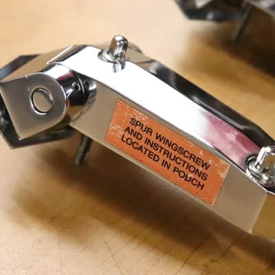 Remo Fold Down Bass Kick Drum Spurs Vintage 1980's image 6