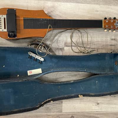 McKinney Lap Steel Guitar Supro Supreme Valco GEIB Challenge Chicago Lap Steel Guitar 1950 - Stain image 1