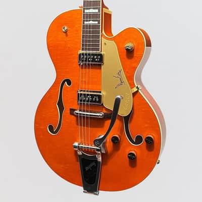 Gretsch G6120DE Duane Eddy Hollow Body Bigsby MIJ Electric Guitar - Desert Sunrise Lacquer image 3