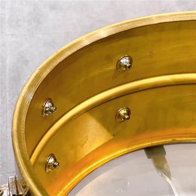 YAMAHA USED ​​(Pre-owned) SD416 [Seamless Brass Snare Drum / 14×6.5] [Made in Japan] image 8