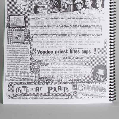 Skip Henderson. "City Lights Print Out Used Guitars Vol. 2: Black Sun Tabloid". spiral bound (2025). image 7