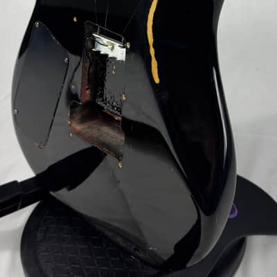 LaSiDo Super Strat Style Electric Guitar Body Made In Canada 1990’s - Black image 9