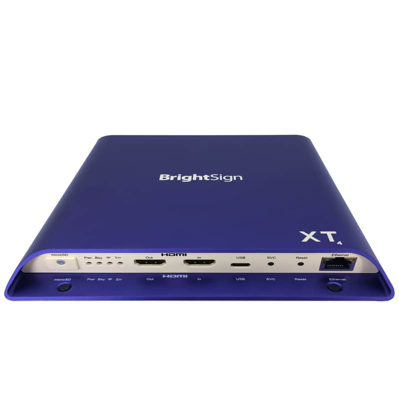 BrightSign XT1144 Expanded I/O 4K, Media Player/Power Supply/Digital Signage lay image 1