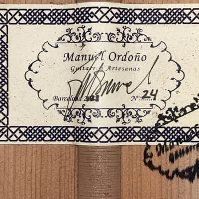 Manuel Ordono 2023 Blanca Flamenco Guitar - remarkable instrument with great power and depth - check video! image 16