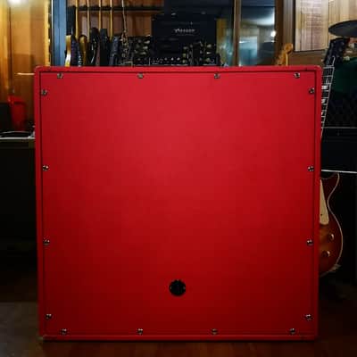 Marshall 1960A cabinet 1970 - RED - empty - no speakers image 3