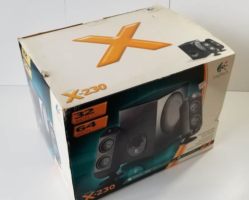Logitech X-230 Multimedia Computer Speaker System image 1