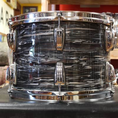 Ludwig Classic Maple Outfit in Black Oyster Pearl 14x22 9x13 16x16 image 13