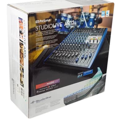 PRESONUS StudioLive SLM AR12C 12 Channel Mixer Recording Interface+4) XLR Cables image 11