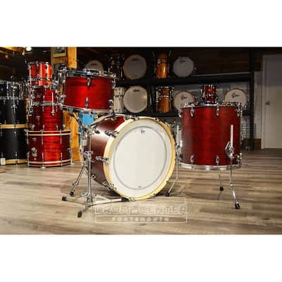 Gretsch Brooklyn 3pc Classic Drum Set Satin Cherry Red image 2