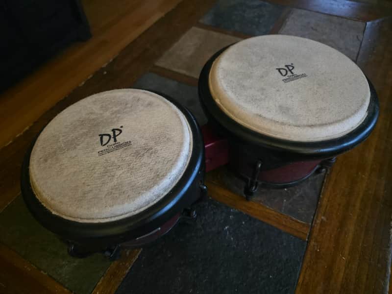 DP by Daito Percussion bongos USA - red image 1
