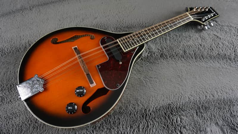 Aria AM-20E Japan Mandolin w/ Hard Case | Reverb