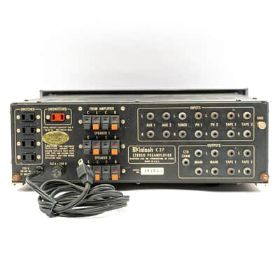 McIntosh C27 Vintage Solid State Stereo Preamplifier Audiophile Preamp image 6