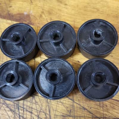Vintage 1965 RARE Silvertone Tube Amp Knob Set Models 1472 1482 1473 1484 1483 Luthier Tech Parts image 5