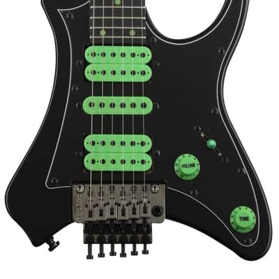 Traveler Guitar Vaibrant 88 Deluxe Electric Guitar - Cosmic Black image 2