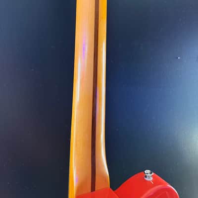 Fender Telecaster Custom Orange Solid Body Electric Guitar 2010s - Gloss Red-Orange image 8