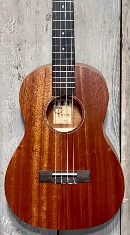 Teton TB003 Baritone Natural Mahogany, Great Ukulele for Beginner or Pro, Support Small Business image 1