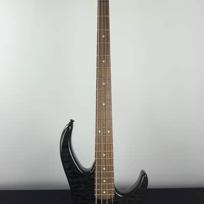 Peavey Millennium 4 BXP Electric Bass Guitar Transparent Black image 3